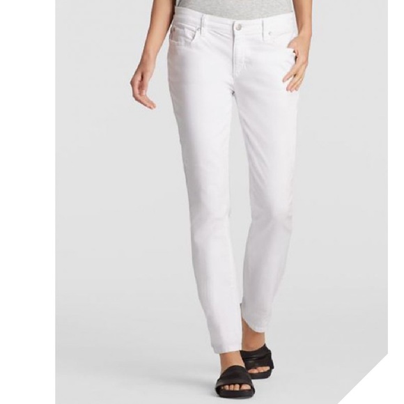 eileen fisher white jeans